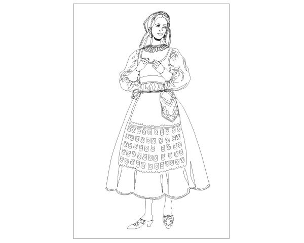 People in National Dress-8 CAD Block DWG AutoCAD Editable Drawing (Free Download)
