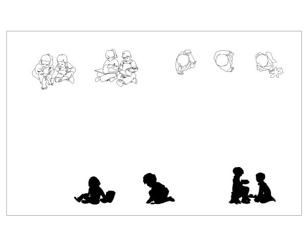 People Symbols Mixed-10 CAD Block DWG AutoCAD Editable Drawing (Free Download)