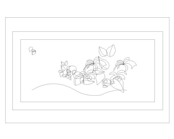 Picture Frames for Office Interior Walls-2 CAD Block DWG AutoCAD Editable Drawing (Free Download)