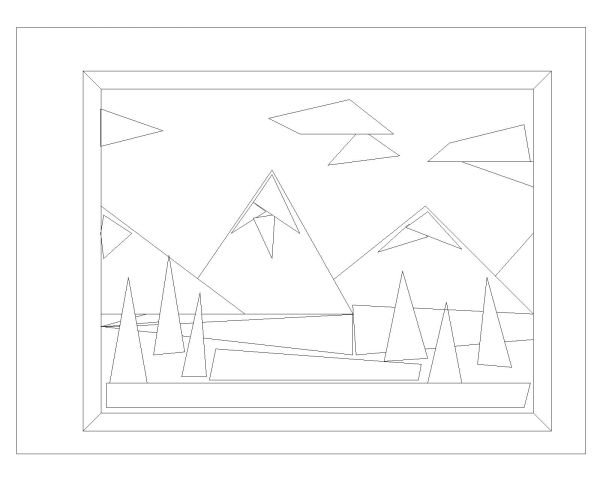Picture Frames for Office Interior Walls-4 CAD Block DWG AutoCAD Editable Drawing (Free Download)