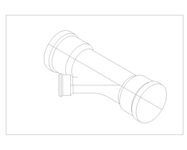 Pipe Elbow fitting Isometric view details for plumbing works-11. CAD block in DWG format free download.