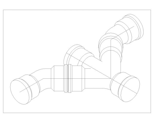 Pipe Fittings Elbows Symbols-14 CAD Block DWG AutoCAD Editable Drawing (Free Download)