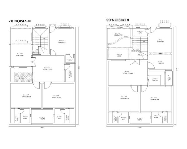 PLOT 32'x48' FLOOR PLAN FOR 2 LEVELS-1 CAD Block DWG AutoCAD Editable Drawing (Free Download)