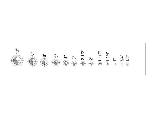 Free AutoCAD 2D Editable Drawings for Plumbing-Fixtures & Fittings - 4