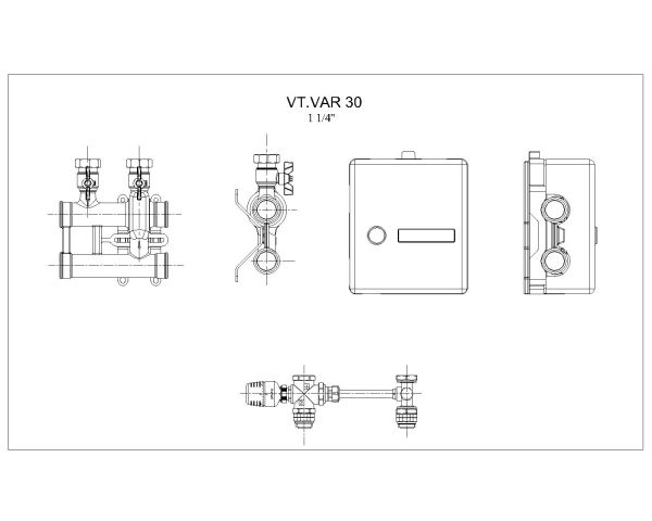 PUMPING & MIXING UNIT Architectural drawing-6. CAD block in DWG format free download.