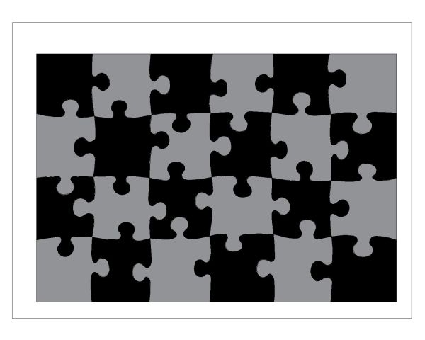 Puzzle Game in AutoCAD Architectural drawing-10. CAD block in DWG format free download.