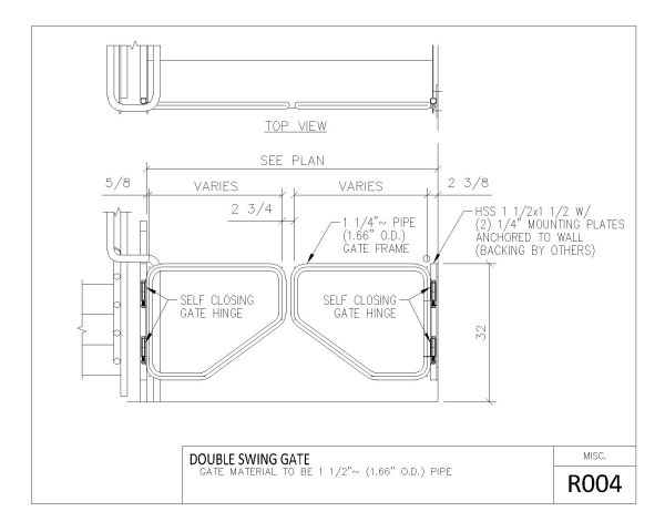 Picket Rail R-400 Series Sectional Detail-11 architectural drawings. CAD block in DWG format free download.