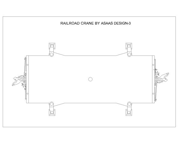 Railroad Crane by ASAAS-3 CAD Block DWG AutoCAD Editable Drawing (Free Download)
