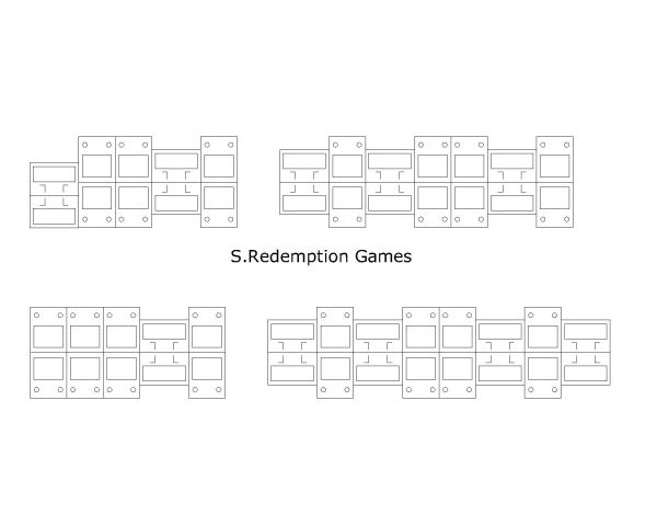 Redemption Games diagram-2 for Architectural drawings. CAD block in DWG format free download.