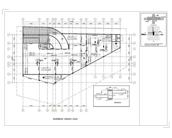 Beam & Raft Reinforced Structure Detail -3 CAD Block DWG AutoCAD Editable Drawing (Free Download)