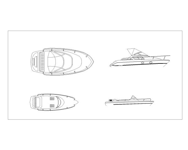 Rescue Boats for Sea-3 CAD Block DWG AutoCAD Editable Drawing (Free Download)