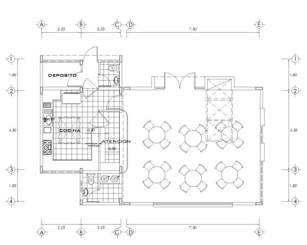 Resturant Plans for Fast Foods CAD Block DWG AutoCAD Editable Drawing (Free Download)