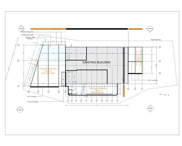 Retail Shop Shed Design Plan Architectural Drawing. CAD block in DWG format free download.