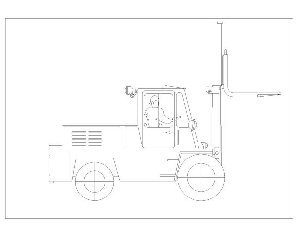 Free AutoCAD 2D Editable Drawings of Road Construction Vehicles - 12