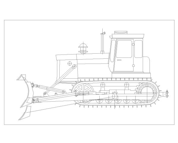 Free AutoCAD 2D Editable Drawings of Road Construction Vehicles - 3