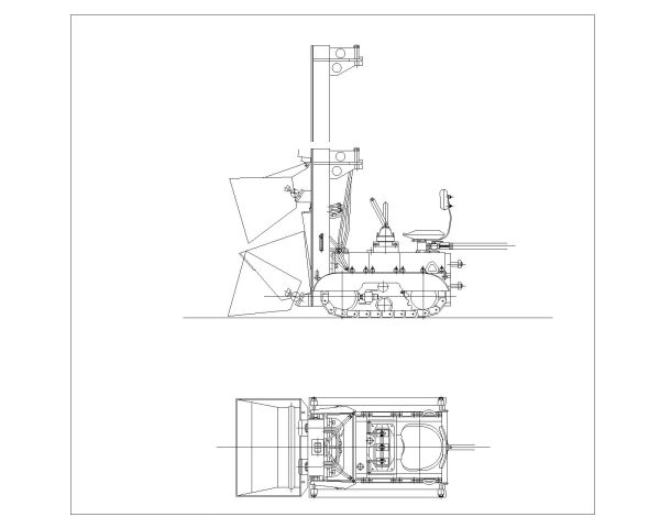 Free AutoCAD 2D Editable Drawings of Road Construction Vehicles - 4