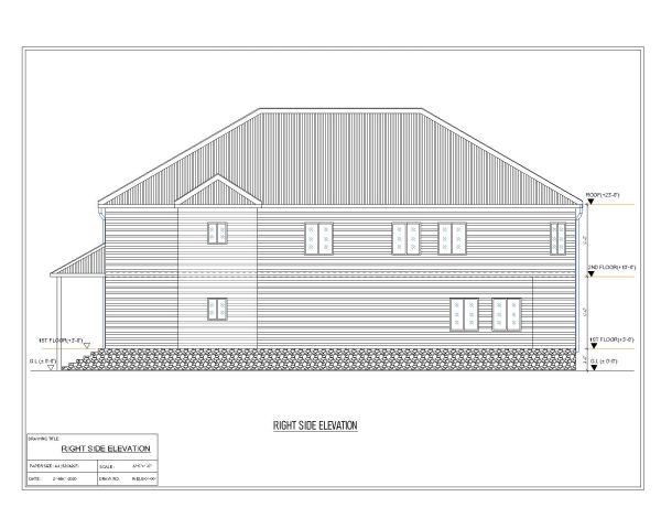 Roof Framing for Exterior wall details-3 Engineering Drawing. CAD block in DWG format free download.