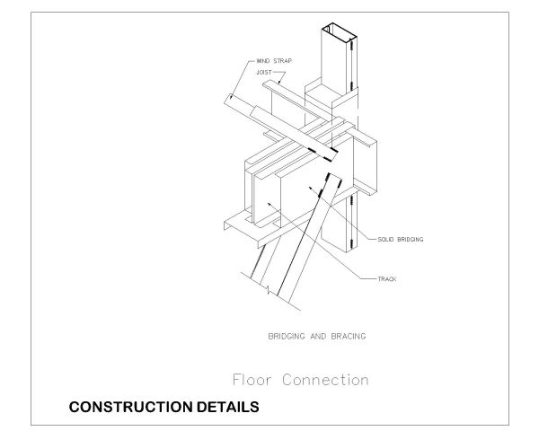 Free AutoCAD 2D Editable Drawings for Roof System Ridge Details - 16