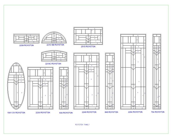 Royston Family Engineering Drawing . CAD block in DWG format free download.