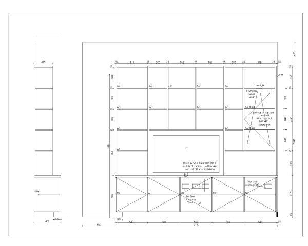 Free AutoCAD 2D Drawings of Shelves & Cabinets_External & Internal Cabinetry-01