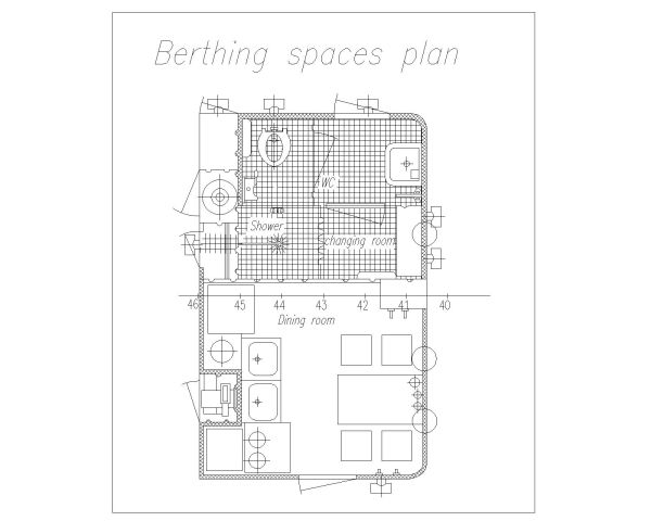 “Ship Tanker Berthing Spaces Plan