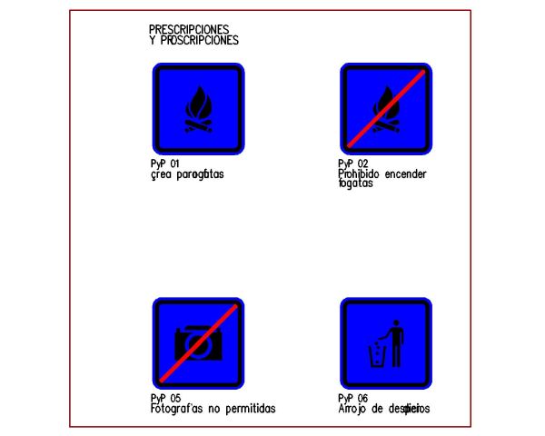 Signage Boards for Tourisms-4. CAD block in DWG format free download.