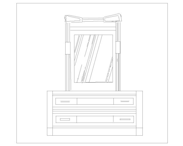 “Singar Table with Mirorrs for makeup-3