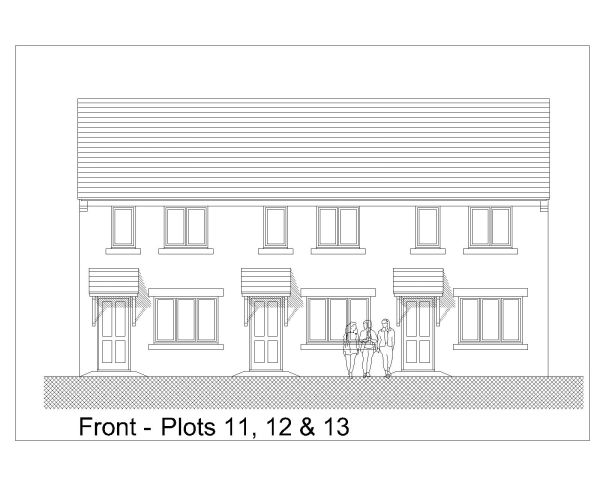 Single line 2D Builing Elevation-1. CAD block in DWG format free download.