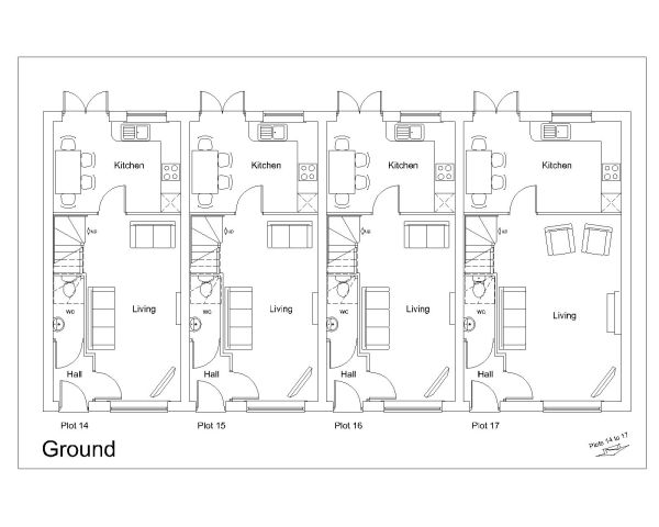Small & Smart House Layout.5 architectural drawing. CAD block in DWG format free download.