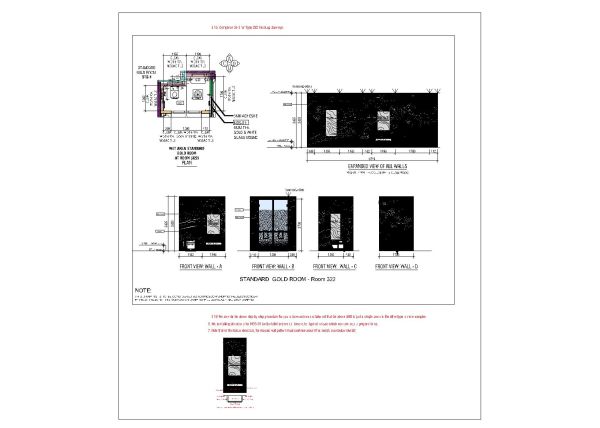 Standard Gold Room Details-6. CAD block in DWG format free download.