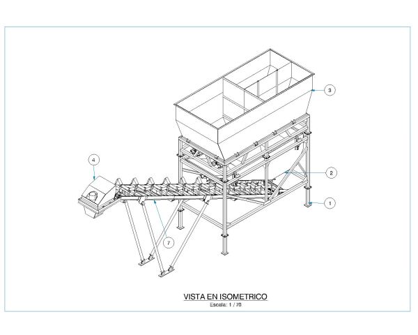 Free AutoCAD 2D Editable Drawings for Stationary concrete batching plant