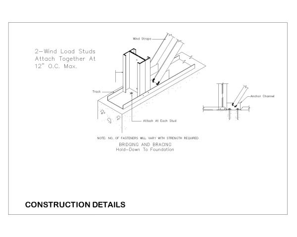 Free AutoCAD 2D Editable Drawings for Steel Structure Construction Details - 20