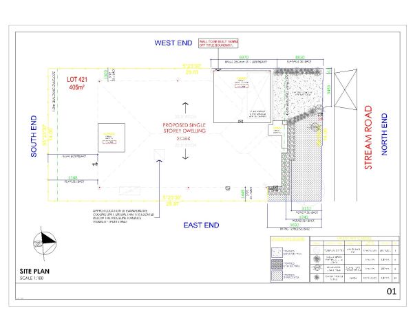 Free AutoCAD 2D Editable Drawings for Tinny & Sloping Roof House complete drawing set - 12