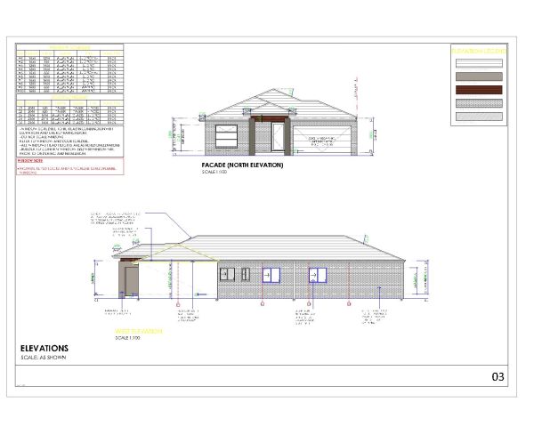 Free AutoCAD 2D Editable Drawings for Tinny & Sloping Roof House complete drawing set - 14