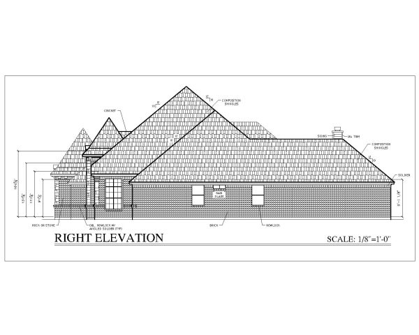 Free AutoCAD 2D Editable Drawings for Tinny & Sloping Roof House complete drawing set - 20
