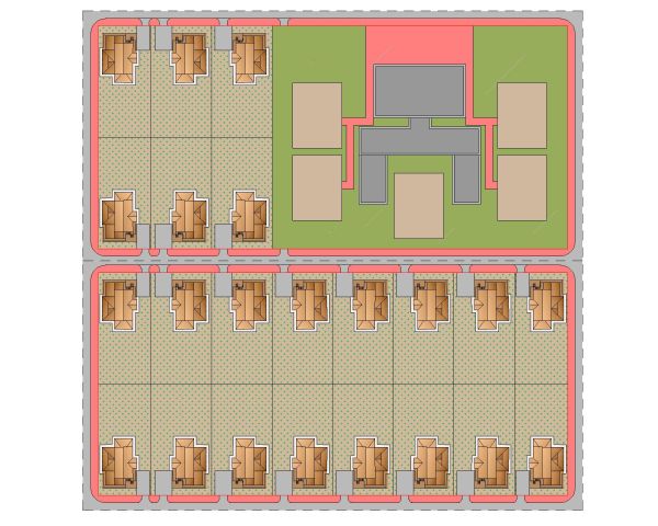 Town Planning Option - G_ Architectural Drawing. CAD block in DWG format free download.