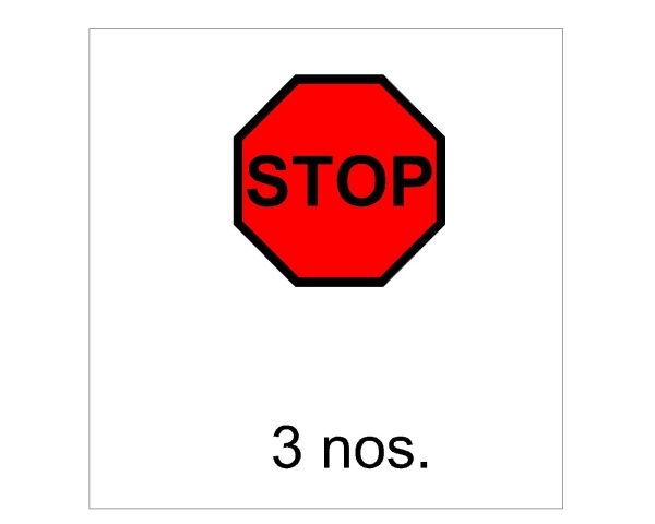 Free AutoCAD 2D Editable Drawings for Traffic Diversion for Detour Area Sign Boards- 17