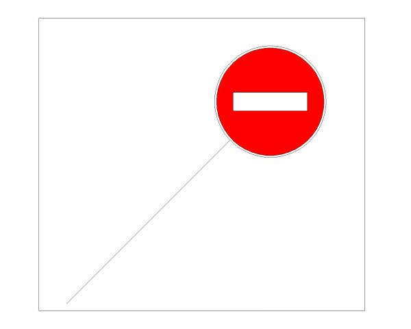 Free AutoCAD 2D Editable Drawings for Traffic Diversion for Detour Area Sign Boards- 31