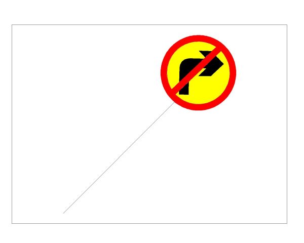 Free AutoCAD 2D Editable Drawings for Traffic Diversion for Detour Area Sign Boards- 32
