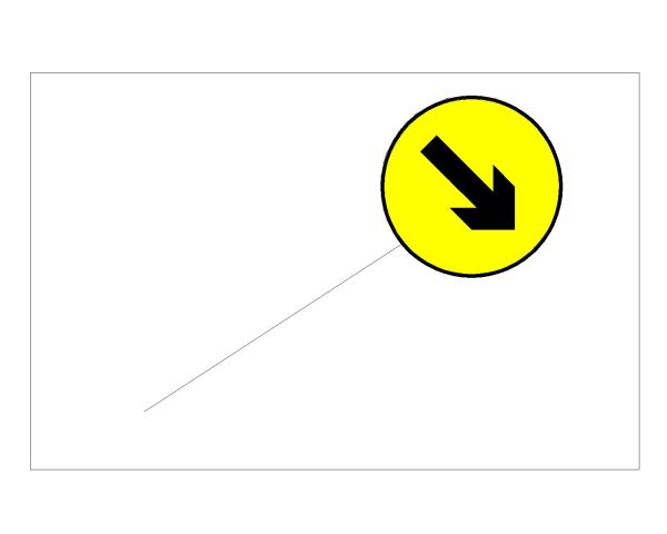Free AutoCAD 2D Editable Drawings for Traffic Diversion for Detour Area Sign Boards- 36