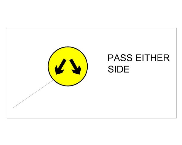 Free AutoCAD 2D Editable Drawings for Traffic Diversion for Detour Area Sign Boards- 38