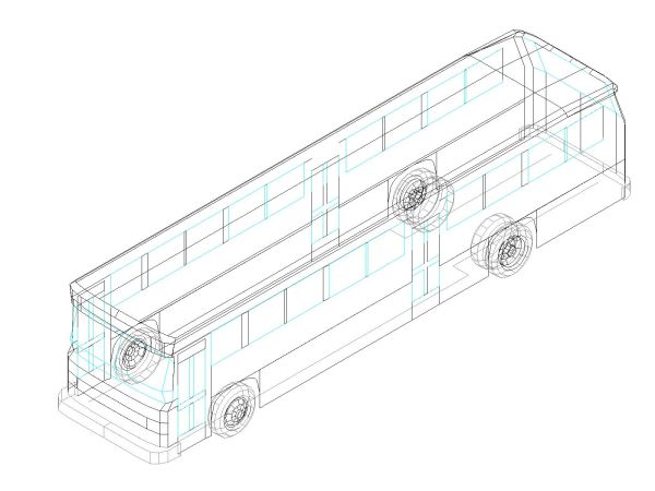 Free AutoCAD Editable Drawings for Trucks & Wagon in 3D_2