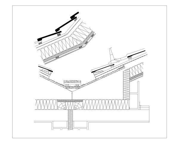 Free AutoCAD 2D Editable Drawings for Trussing Roof House Sectional Details_ 15