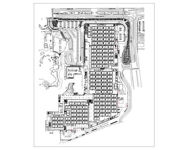 Free AutoCAD 2D Editable Drawings for Volleyball Court in a Convention Center Level (1)