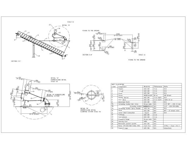 Free AutoCAD 2D Editable Drawings for VORTEX GRIT CHAMBER PART-2