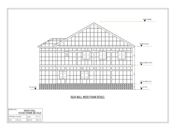 Free AutoCAD 2D Editable Drawings for Wooden Wall Framing Details & Sections