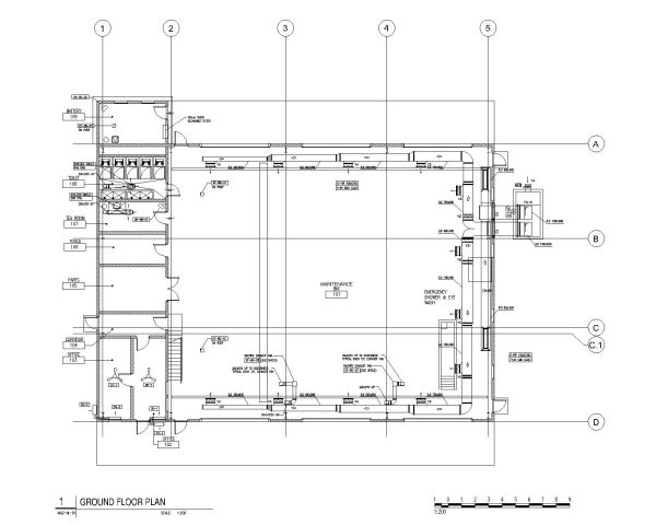 Free AutoCAD 2D Editable Drawings for Warehouse for Mechanical Workshop -1