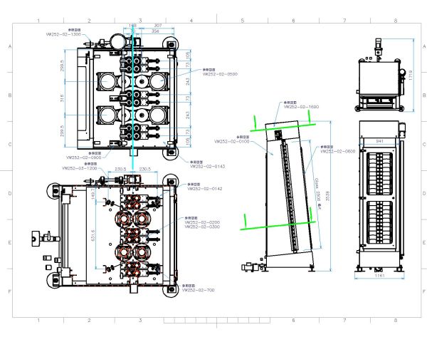 Washing Unit details with Architectural Drawing. CAD block in DWG format free download.