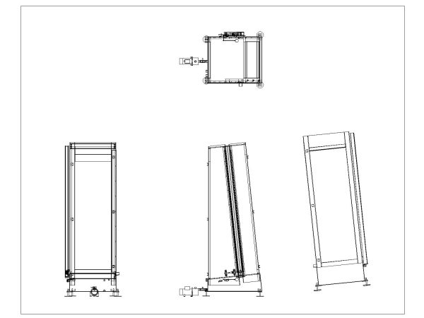 Washing Frame Fabrication details Architectural Drawing. CAD block in DWG format free download.