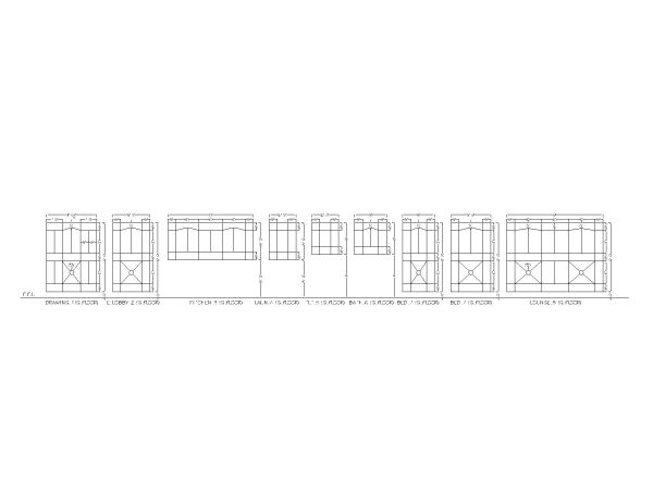Free AutoCAD 2D Editable Drawings for Windows Grill Design - 006